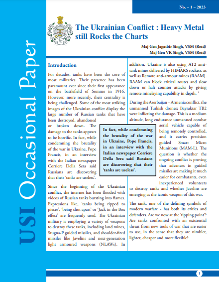 The Ukrainian Conflict: Heavy Metal still Rocks the Charts Vol No.1  2023